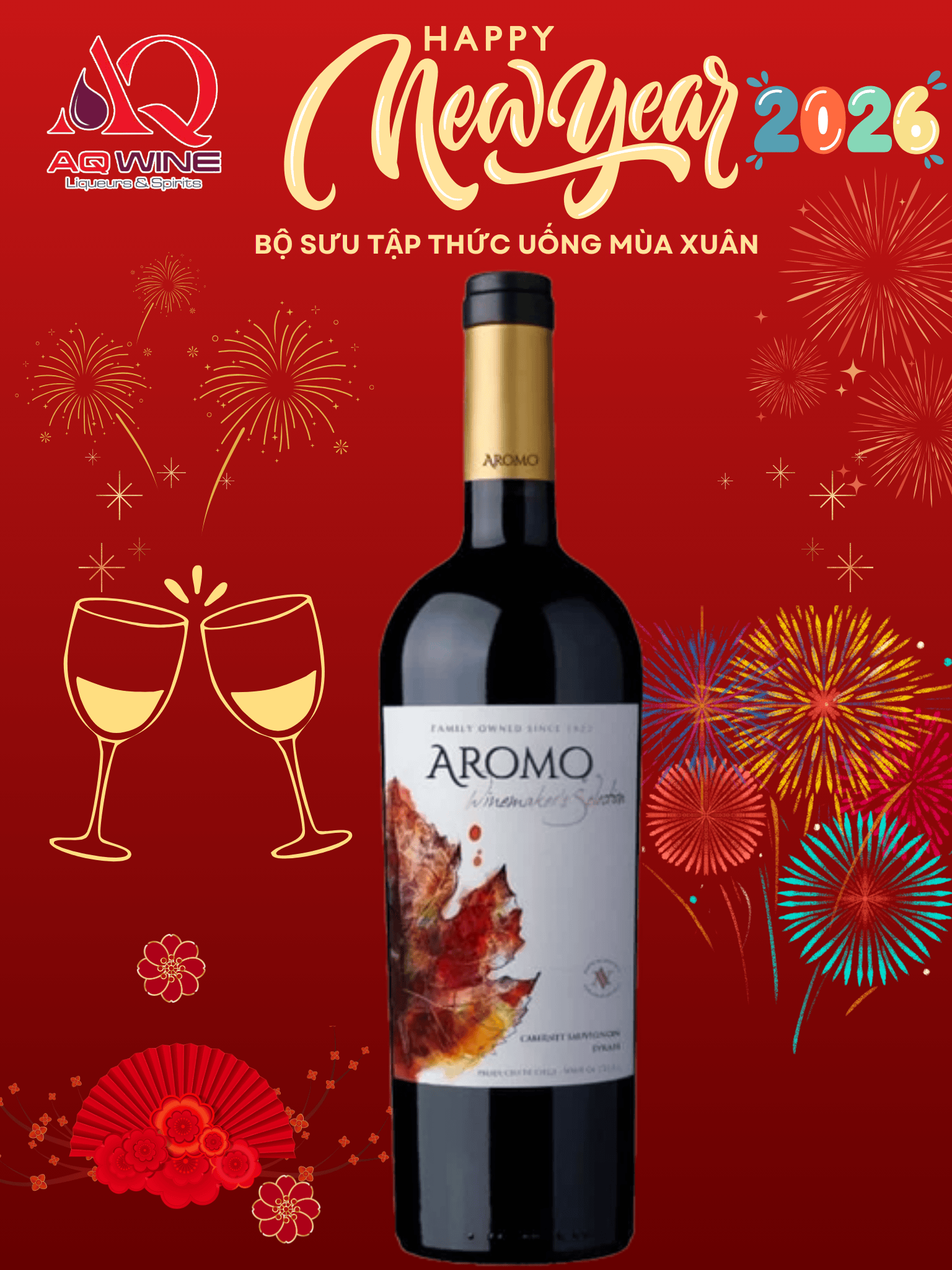 VANG CHILE AROMO WINEMAKERS SELECTION CABERNET SAUVIGON SYRAH 75CL 14%