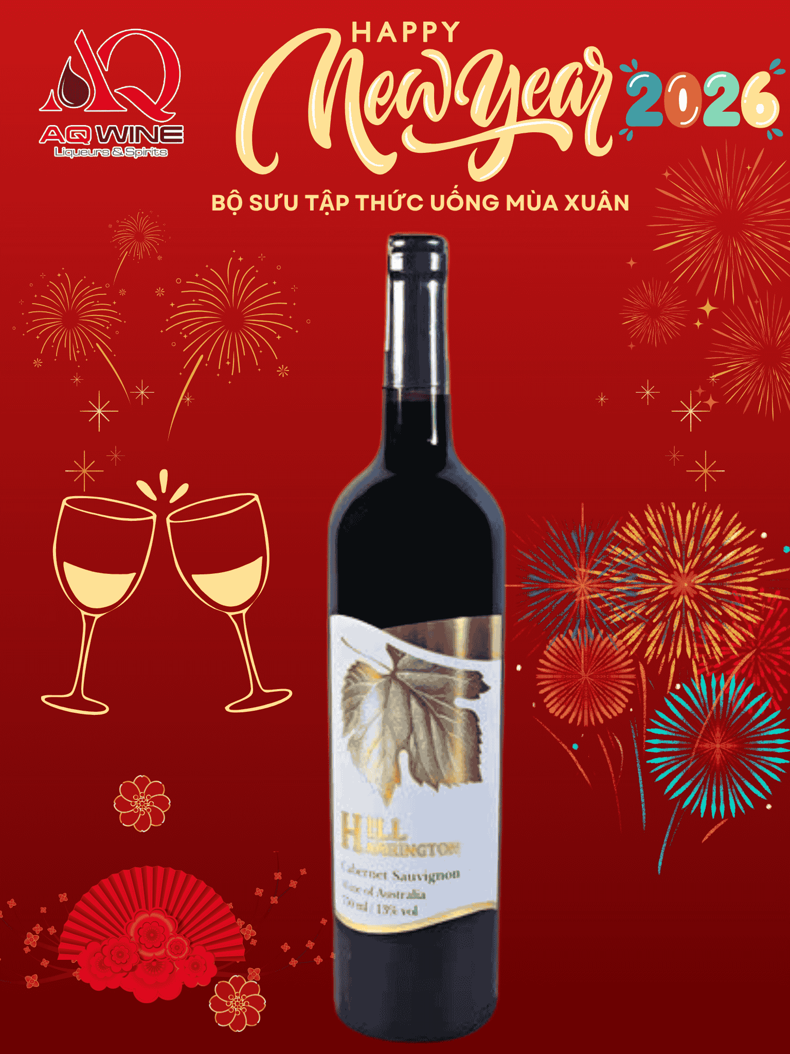 VANG ĐỎ HARRINGTON CABERNET SAUVIGNON 75CL 13%