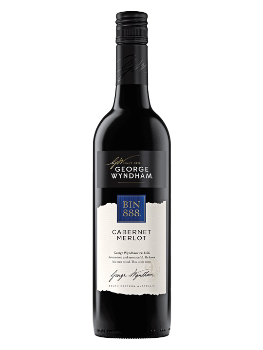 VANG ÚC BIN 888 GEORGE WYNDHAM CABERNET- MERLOT 75CL
