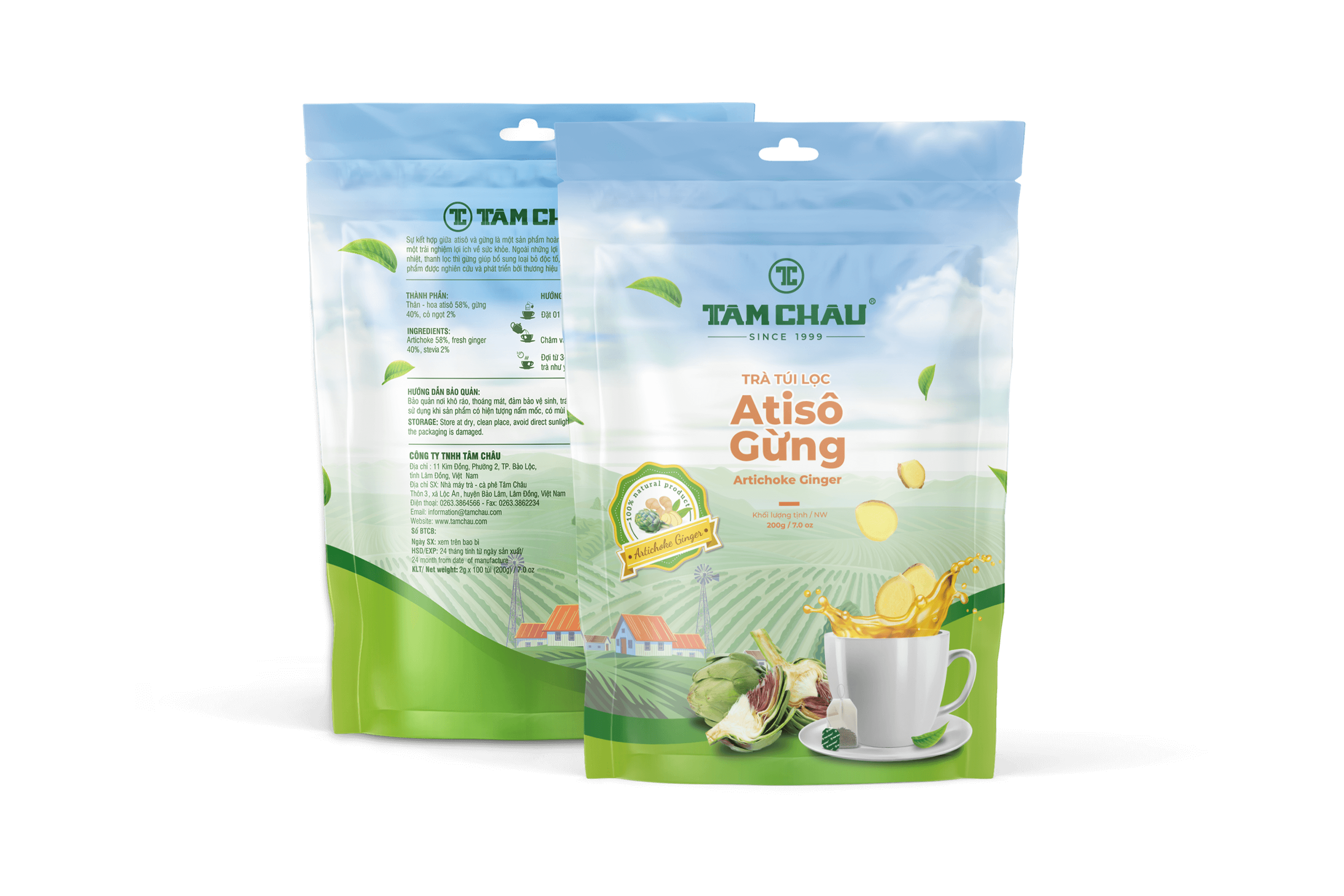 TRÀ ATISO GỪNG CAO CẤP GÓI 200G