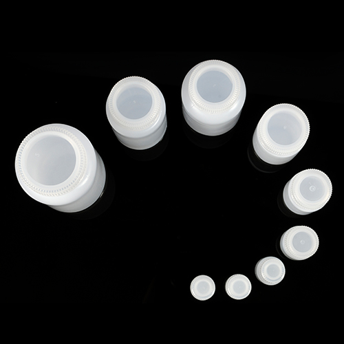 Lọ nhựa HDPE, màu trắng, miệng rộng (Reagent Bottles-Natural Color), dung tích 500ml, hãng Biologix