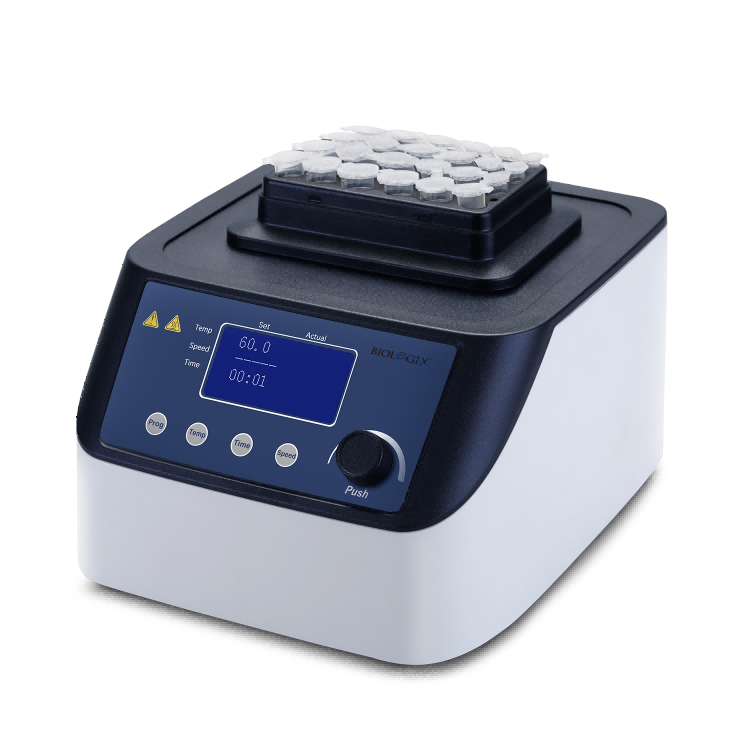 Máy ủ nhiệt khô, gia nhiệt-làm lạnh-lắc (Shaker Incubator), hãng BIOLOGIX - USA