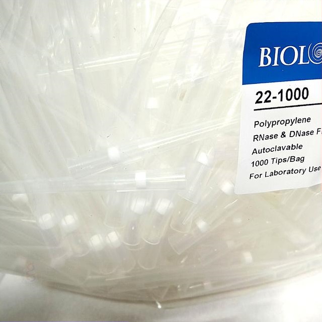 Đầu côn có lọc 10μl-1000μl Extra-long, 1000 típ/gói Filter Pipette Tips, hãng Biologix