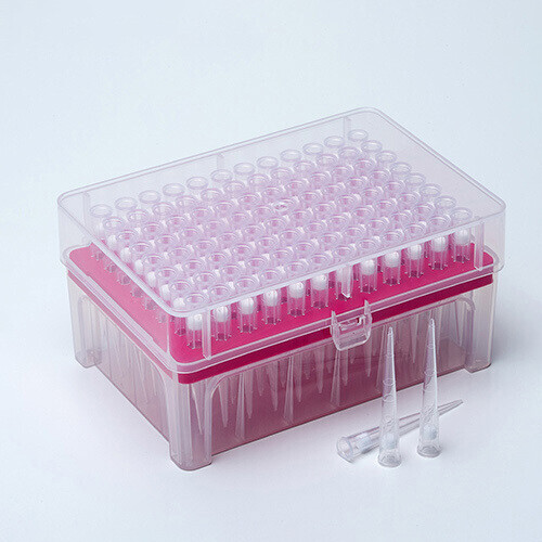 Đầu típ, đầu côn có lọc 10µl, 100µl, 200µl, 1000µl, 96 típ/rack-Vô trùng (Dòng A) Biologix