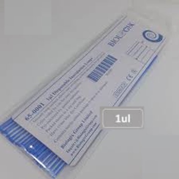 Que cấy vi sinh đầu tròn 1μl-10μl, 25 chiếc/túi, tiệt trùng. Hãng Biologix-USA