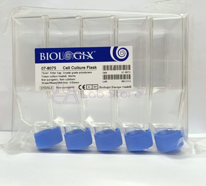 Chai nuôi cấy tế bào-Cell Culture Flasks, 5 cái/túi, Hãng Biologix-USA