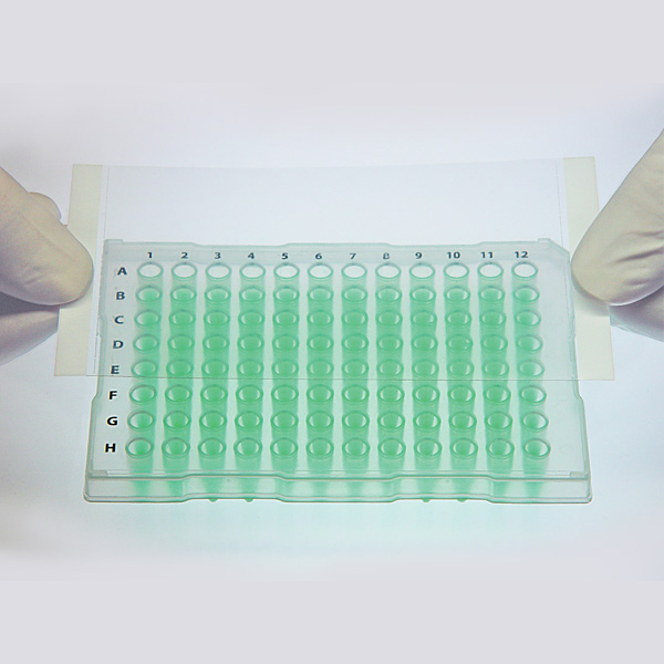 Tấm Film dán đĩa 50µm (ThermalSeal RTS Sealing Films), hộp 50 tấm/100 tấm, hãng Biologix