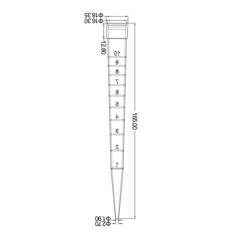 Đầu côn 5ml, 10ml (Pipette Tips), hộp 24 chiếc tiệt trùng hoặc gói 100 chiếc, phù hợp với Pipette Biologix, Eppendorf, Biohit