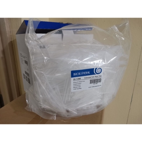 Đầu côn 1000μl dài-siêu dài, hộp 96 chiếc/túi 1000 chiếc, RNase & DNase free, non-pyrogenic  biologix
