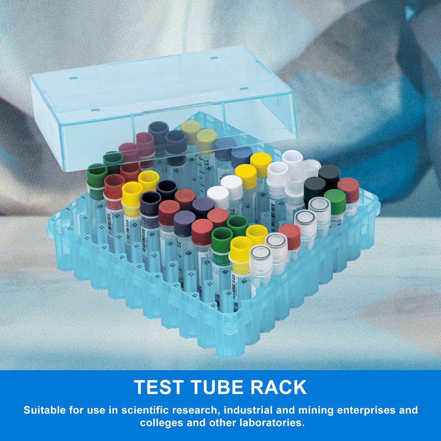Hộp đựng Cryotube 2ml, 25-100 vị trí-PP Freezer Boxes, -90°C đến 121°C, hãng Biologix-USA