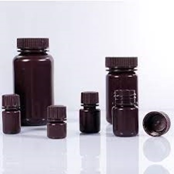Chai nhựa PP màu nâu 8ml-1 lít, miệng rộng (Bottles-Amber), hãng Biologix