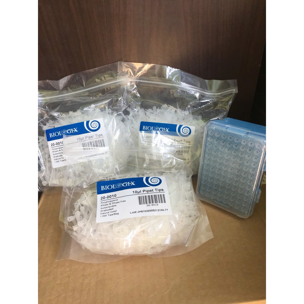 Đầu côn 10μl, Đầu tip (Pipet Tips), Hãng Biologix