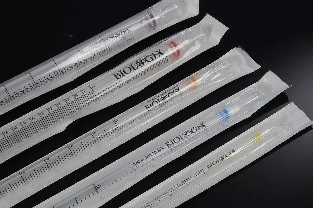 Pipet nhựa thẳng, tiệt trùng (Serological Pipettes), TC treated, non-pyrogenic  biologix