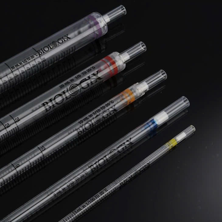 Pipet nhựa thẳng, tiệt trùng (Serological Pipettes), TC treated, non-pyrogenic  biologix