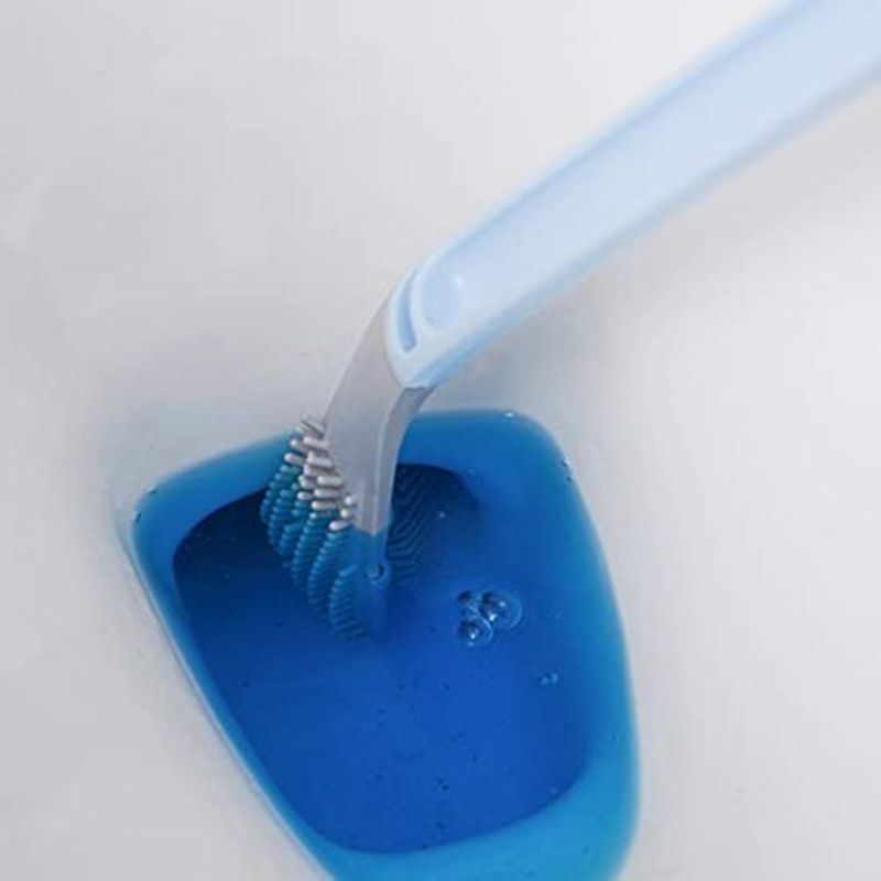 Cọ Chà Rửa Toilet Hình Cây Gậy Đánh Gold  bằng caosu sạch sẽ