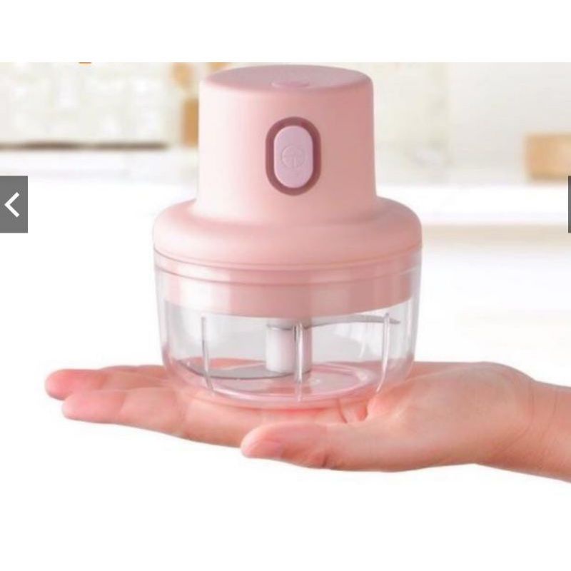 Máy Xay Mini Không Dây, Tiện Ích. Xay Tỏi Ớt Gia Vị, Đồ Ăn Dặm Cho Bé
