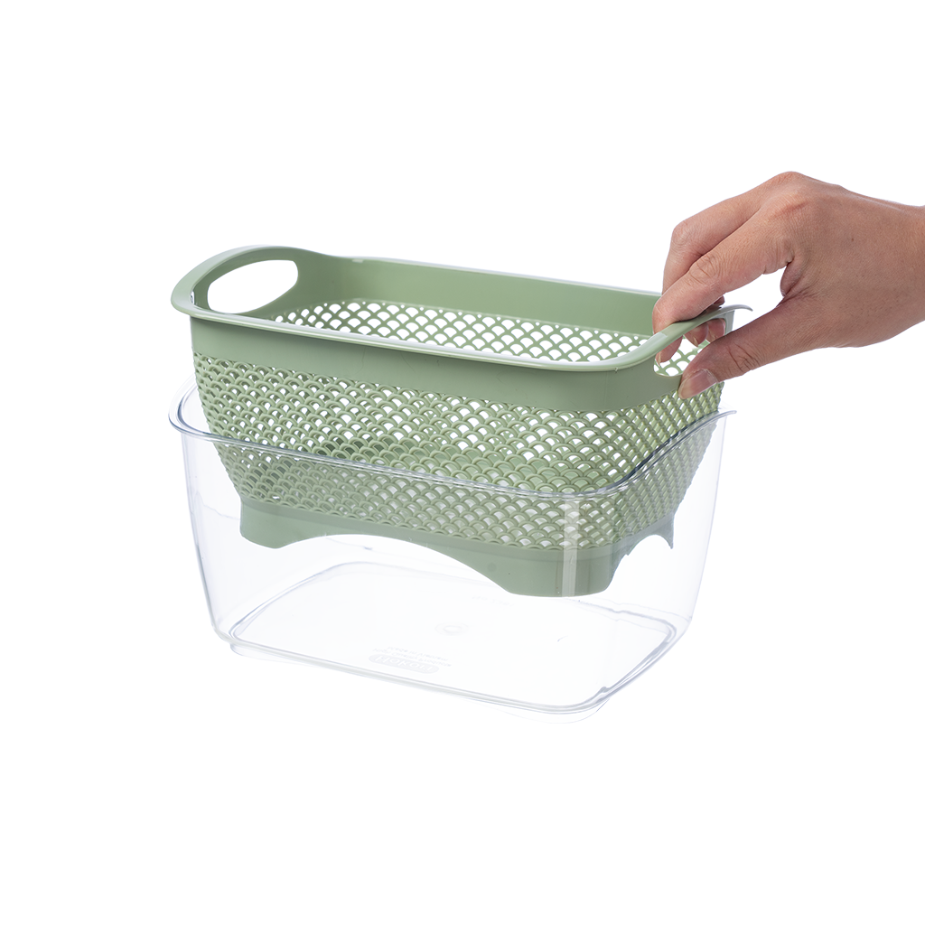 BỘ CHẬU RỔ CHỮ NHẬT BÉ HOKORI 2381
