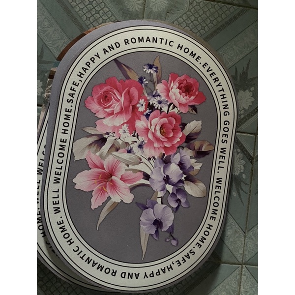 Thảm lau chân chống trượt.