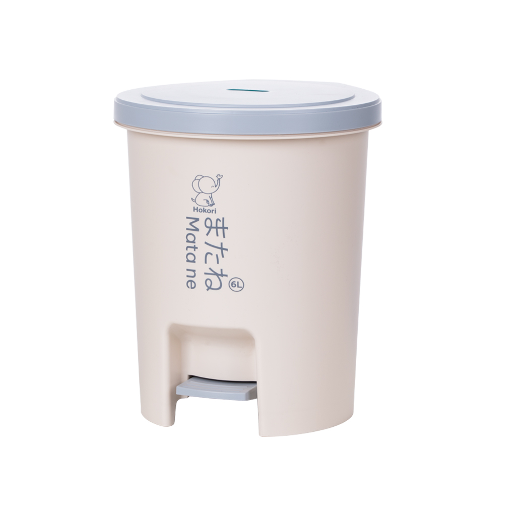 BẬT RÁC TRÒN 6L HOKORI 8068