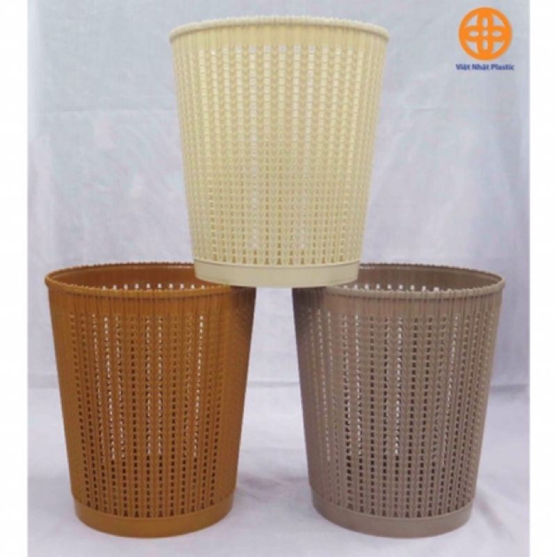 [ SIÊU SALE ] Sọt rác nhựa giả mây Việt Nhật phong cách Hàn Quốc, tiện ích đến mọi nhà mã : 5155,5156,5157