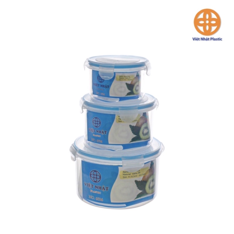 { siêu khuyến mại} hộp lạnh tròn 6536 (một bộ gồm 3 cái ) combo 30 cái giá còn 24500