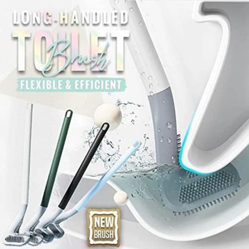 Cọ Chà Rửa Toilet Hình Cây Gậy Đánh Gold  bằng caosu sạch sẽ