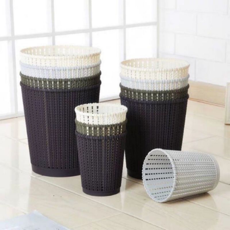 [ SIÊU SALE ] Sọt rác nhựa giả mây Việt Nhật phong cách Hàn Quốc, tiện ích đến mọi nhà mã : 5155,5156,5157