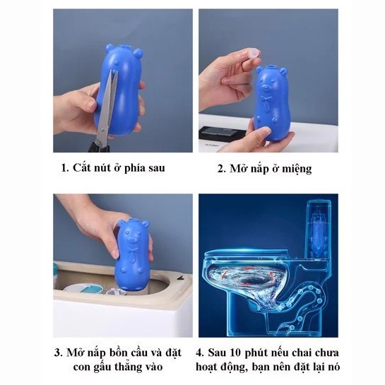 Lọ thả bồn cầu, khử mùi bồn cầu diệt khuẩn hình con lợn - Việt Nhật Plastic HN