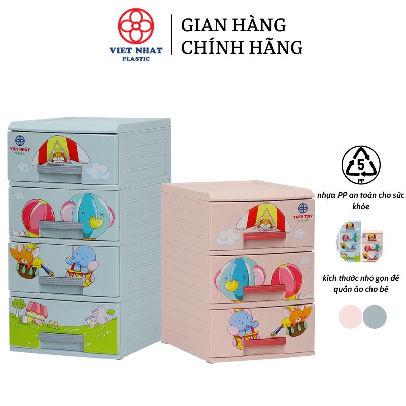 (Việt Nhật) Tủ Kitty 3T, 4T