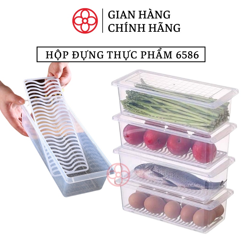 Hộp đựng thực phẩm 6586 Việt Nhật - Việt Nhật Plastic HN
