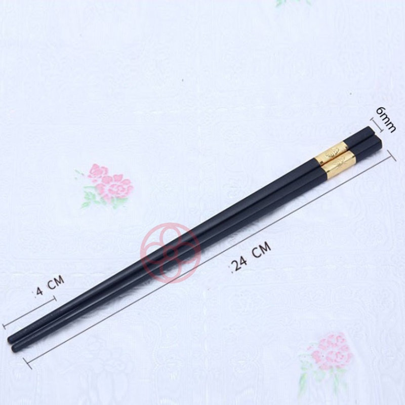 Bộ vỉ đũa Khảm Vàng 10 đôi