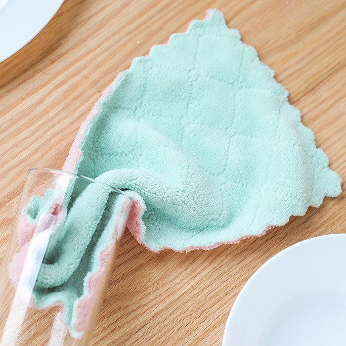 Khăn lau tay, lau bếp, lau chén đĩa đa năng 2 mặt siêu thấm 22*16cm - Việt Nhật Plastic HN