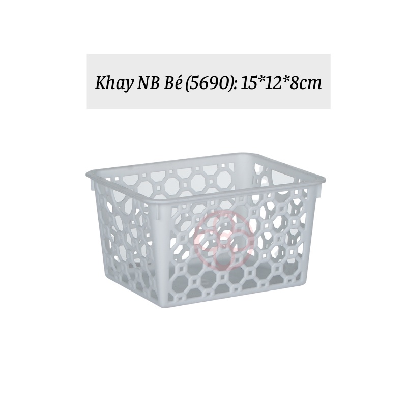Khay nhựa chữ nhật, rổ nhựa Việt Nhật đa năng đựng tài liệu, đồ dùng văn phòng - Việt Nhật Plastic HN