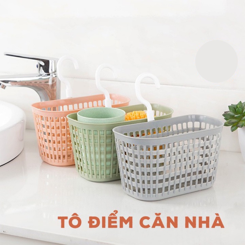 (Việt nhật) Rổ móc treo tường 3241