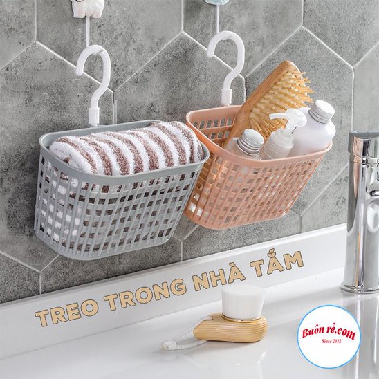 (Việt nhật) Rổ móc treo tường 3241