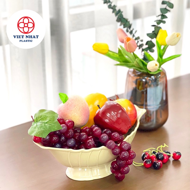 Đĩa thuyền để gà nguyên con hoặc để hoa quả trái cây bằng nhựa ABS (6815) - Việt Nhật Plastic HN
