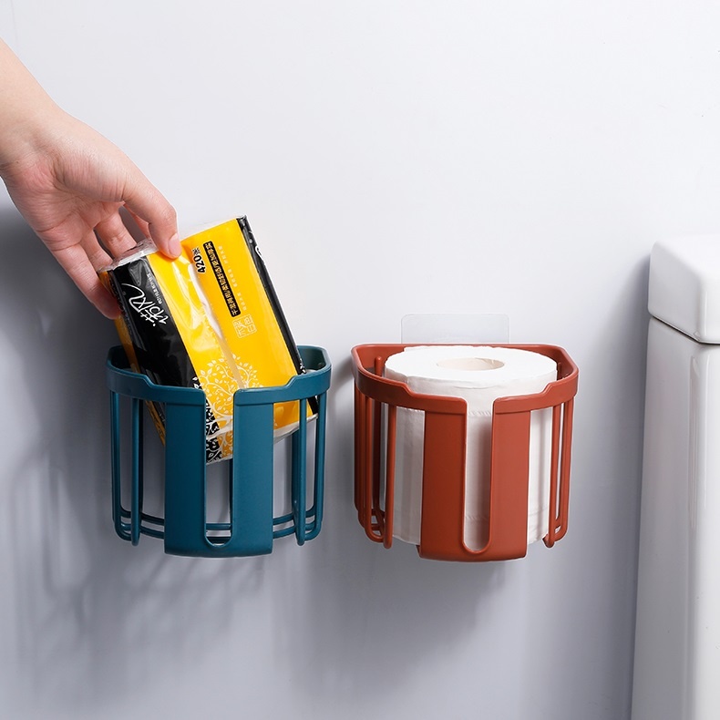 Giỏ đựng giấy vệ sinh dán tường tiện ích 3380 Việt Nhật (ĐÃ KÈM 1 MIẾNG DÁN TƯỜNG) - Việt Nhật Plastic HN