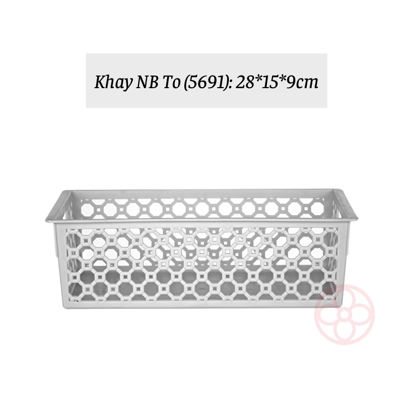 Khay nhựa chữ nhật, rổ nhựa Việt Nhật đa năng đựng tài liệu, đồ dùng văn phòng - Việt Nhật Plastic HN