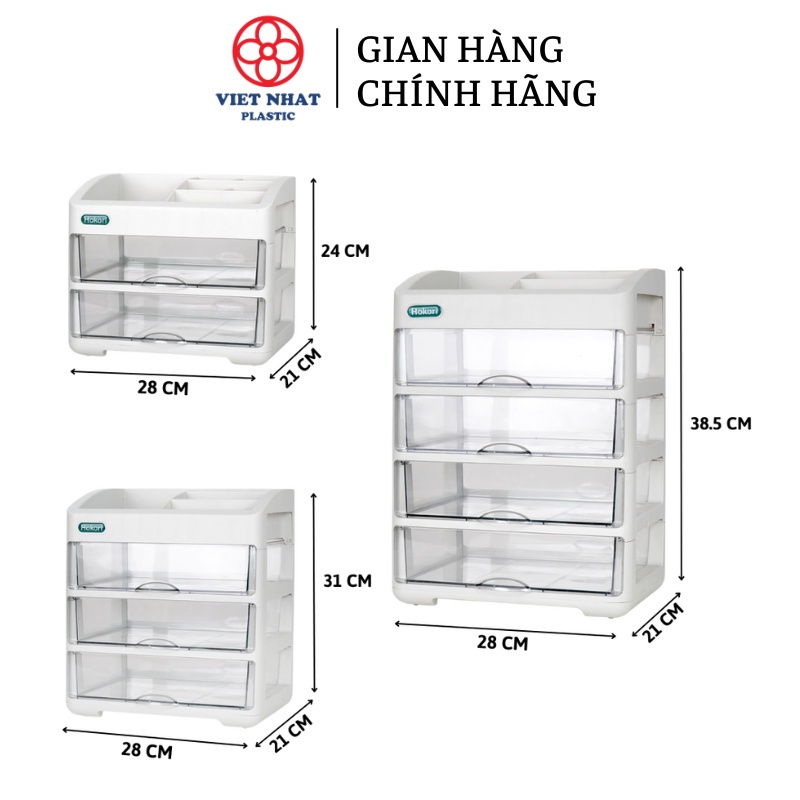 (Việt Nhật) 3636-Tủ đựng mỹ phẩm để bàn Hokori