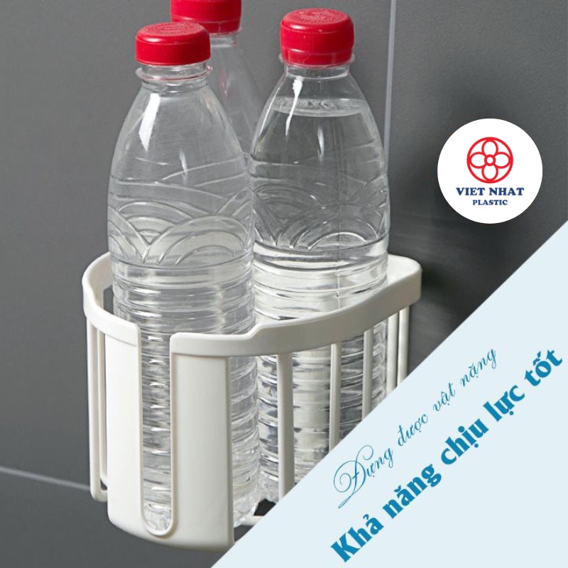 Giỏ đựng giấy vệ sinh dán tường tiện ích 3380 Việt Nhật (ĐÃ KÈM 1 MIẾNG DÁN TƯỜNG) - Việt Nhật Plastic HN
