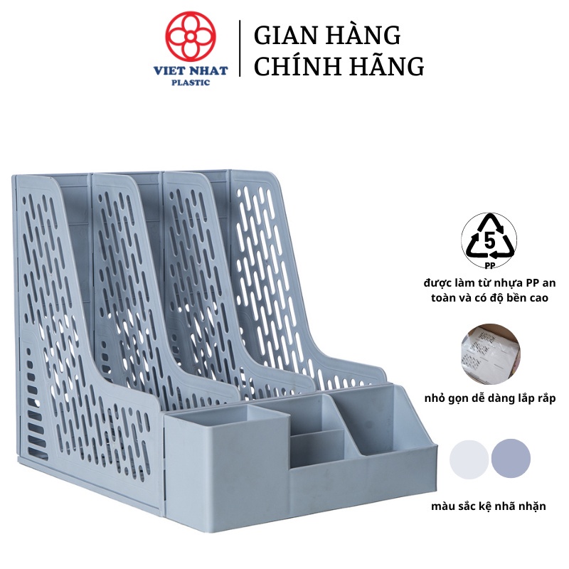 Khay nhựa đựng tài liệu, giấy tờ A4 5680 - Việt Nhật Plastic HN