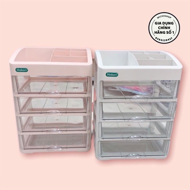 (Việt Nhật) 3636-Tủ đựng mỹ phẩm để bàn Hokori