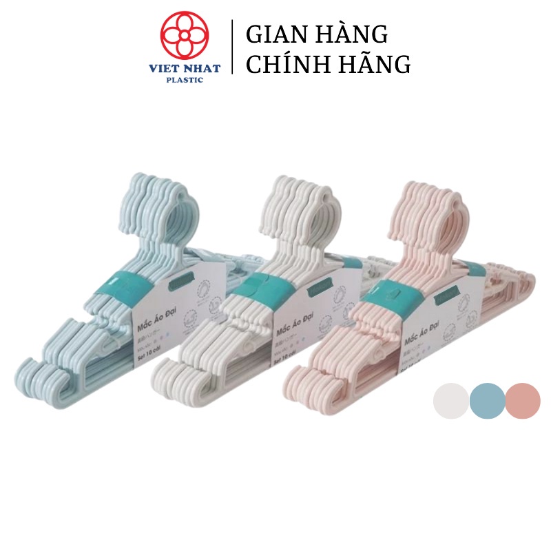 COMBO 10 Mắc quần áo nhựa Hokori cho bé Việt Nhật 2830 - Việt Nhật Plastic HN