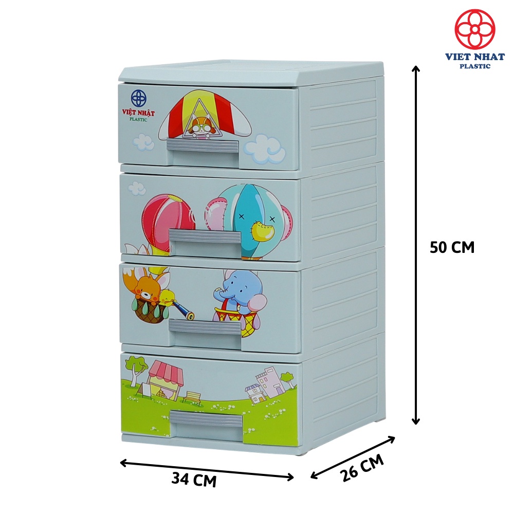 (Việt Nhật) Tủ Kitty 3T, 4T