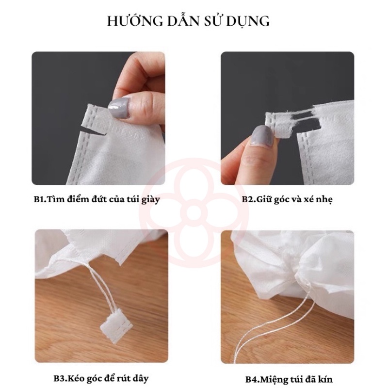 Túi đựng giày bằng vải không dệt có dây rút - Việt Nhật Plastic HN