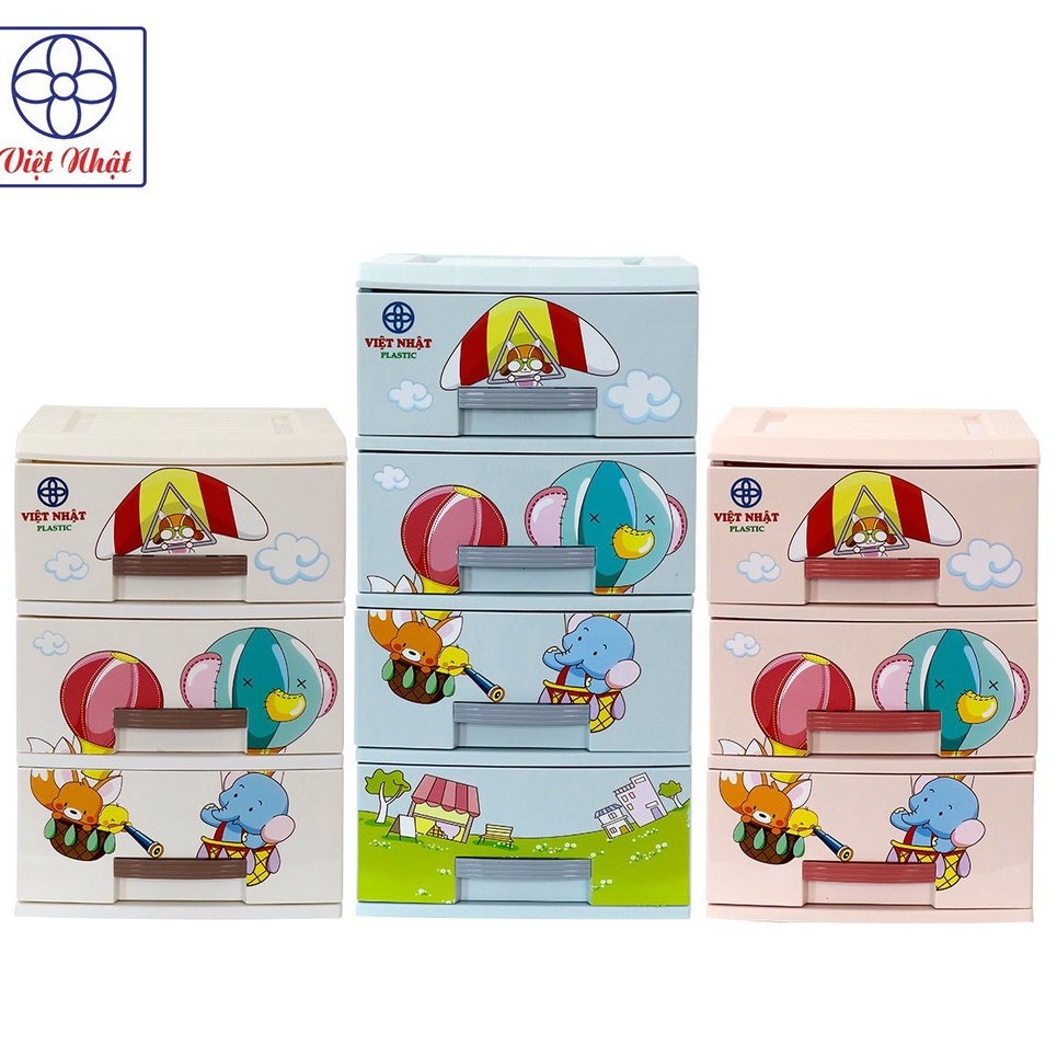 (Việt Nhật) Tủ Kitty 3T, 4T