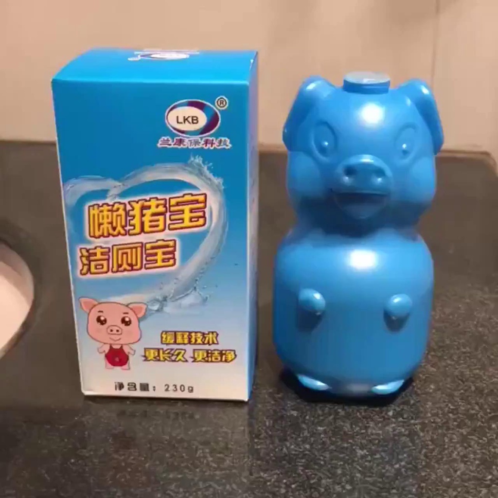 Lọ thả bồn cầu, khử mùi bồn cầu diệt khuẩn hình con lợn - Việt Nhật Plastic HN