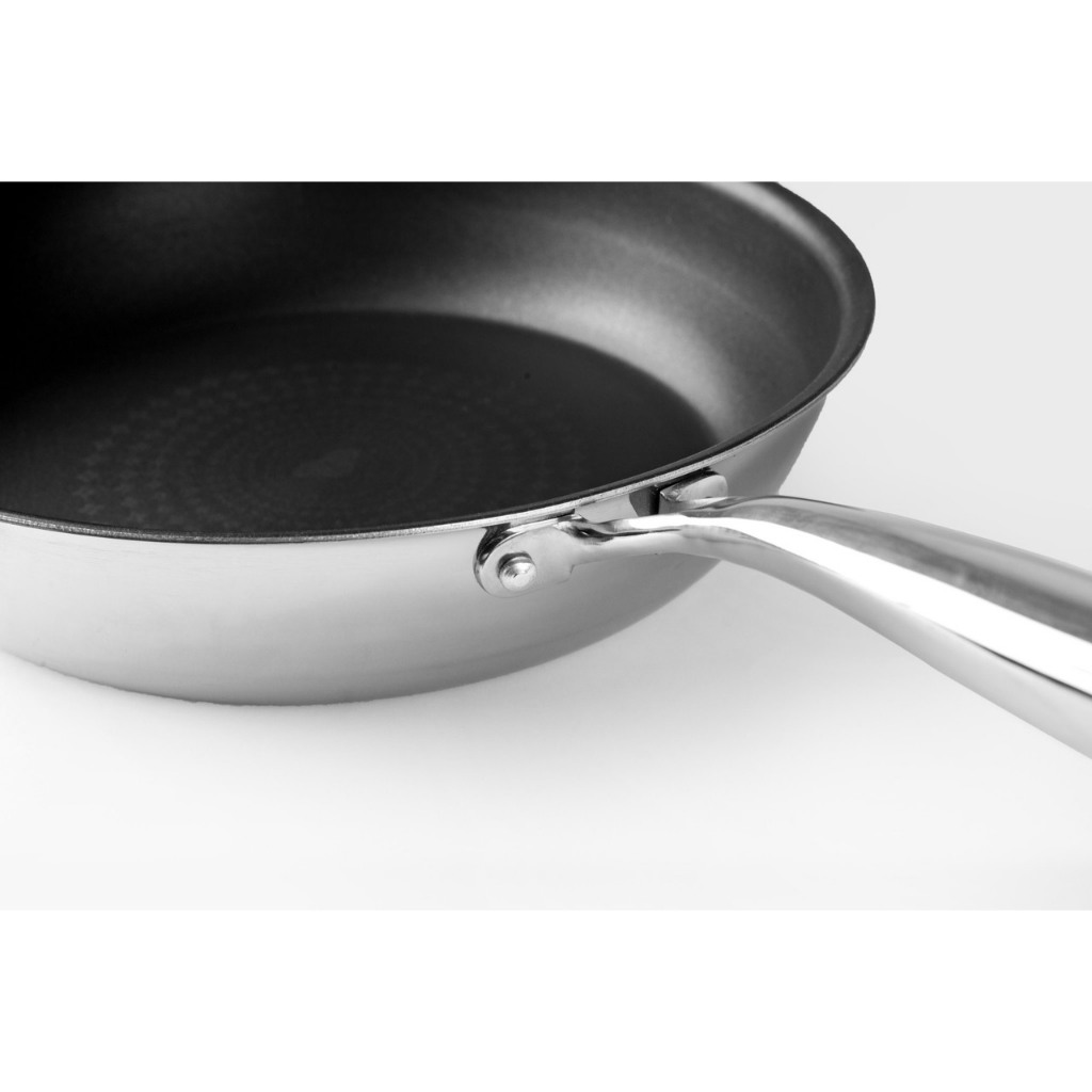 Chảo Liền Khối Inox Chống dính Thaitech Đáy Liền Thân 3 Lớp Dùng Cho Mọi Loại Bếp - Chất Liệu Inox 304 Cao Cấp