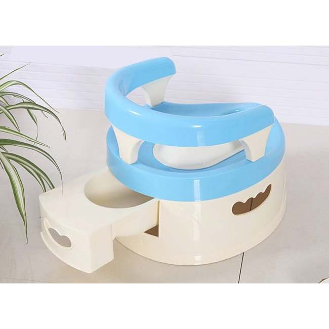 Bô Ngai - Bô Vệ Sinh Cho Bé Có Ngai Tựa Lưng Nhựa Cao Cấp Việt Nhật - Dụng Cụ Vệ Sinh Tiện Lợi Cho Bé