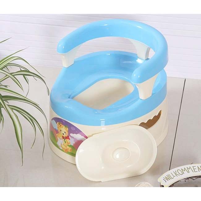 Bô Ngai - Bô Vệ Sinh Cho Bé Có Ngai Tựa Lưng Nhựa Cao Cấp Việt Nhật - Dụng Cụ Vệ Sinh Tiện Lợi Cho Bé